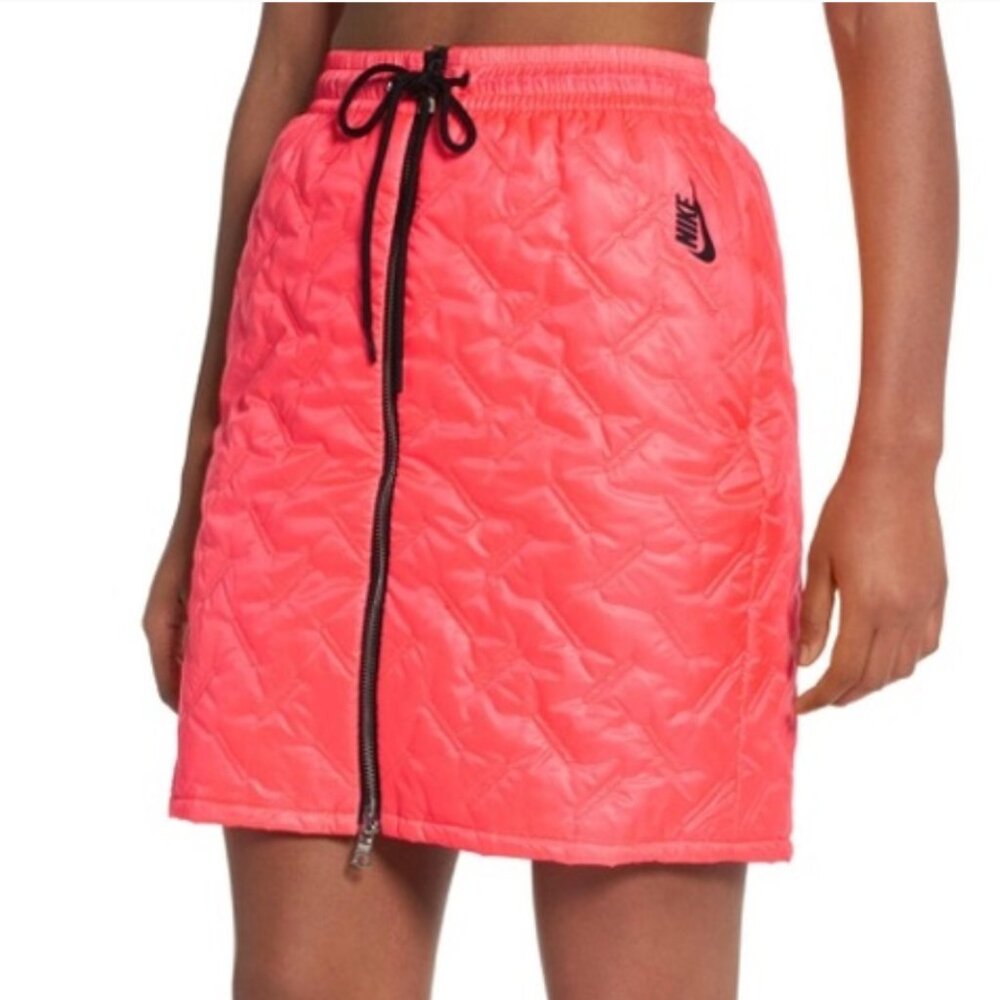 Nike Lab Insulated  Puffer Skirt Neon 'Hot Punch' *Rare*- Large
